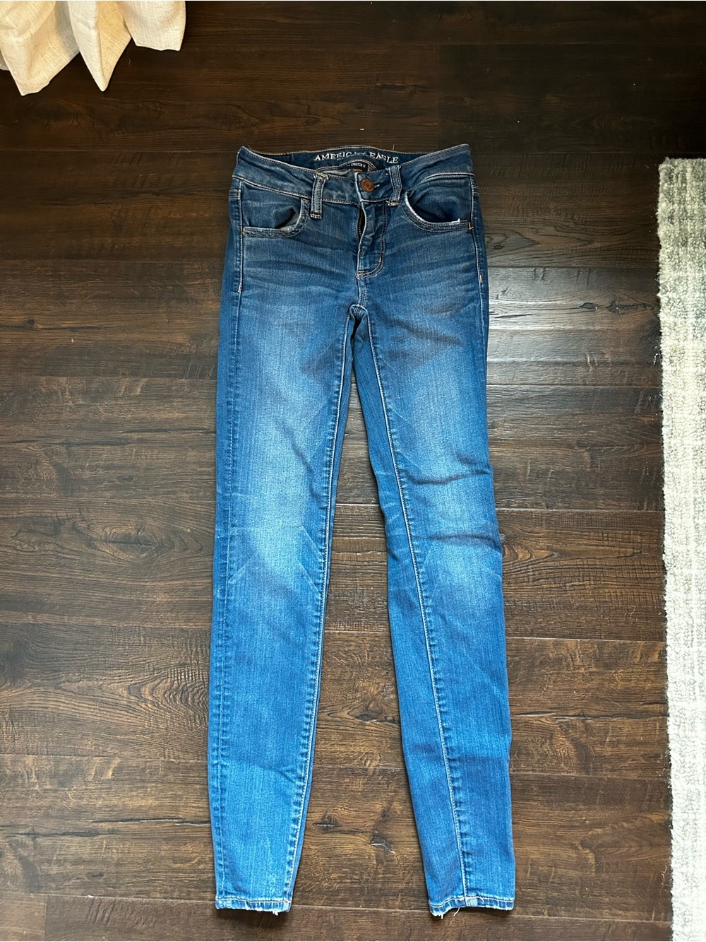American Eagle Outfitters Blue Skinny Jeans
